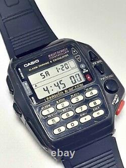 Vintg Casio 1174 Cmd-40 Tv Watch Wrist Remote Controller Calculator Alarm Chrono