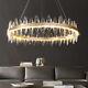 Wdw Ring Chandelier Genuine Crystal 3 Led Colours + Dimmable + Remote Control