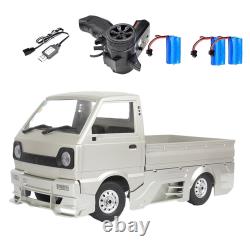 WPL D12 1/10 RC Car Simulation Truck LED Light Gifts Remote Control Car