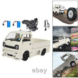 WPL D12 1/10 RC Car Truck Gifts Toys Remote Control Car White 2 batteries