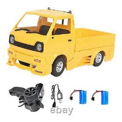 WPL D12 RC Car Truck Car For Kids Toys Remote Control Car Yellow 2 batteries