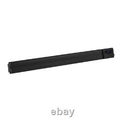 Wall Heater Radiant Infrared Bar IP44 Ceiling Black + Remote Control 1800W