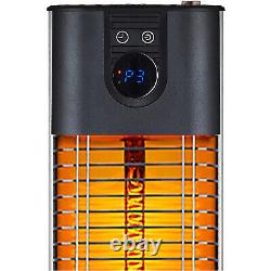 Waterproof Patio Heater Carbon Infrared Indoor Outdoor Remote Control NJ-2000W