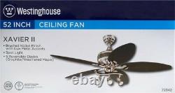 Westinghouse 7234265 Xavier II 52 Reversible Five-Blade Indoor Ceiling Fan