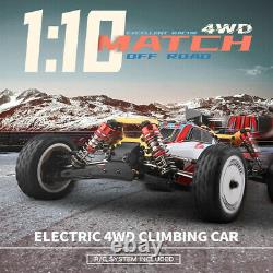 Wltoys 104001 RC Car 1/10 2.4G 4WD Remote Control Metal Chassis Buggy 45KM/H UK