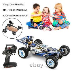 Wltoys 124017 Brushless RTR 1/12 2.4G 4WD 75km/h RC Car Metal Chassis Toy Gift R