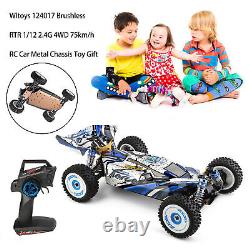 Wltoys 124017/Brushless RTR 1/12 2.4G 4WD 75km/h RC Car Metal Chassis Toys Gift