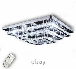 XXL Led ceiling lamp crystal chandelier remote dimmable luxury warm cold 40-70cm