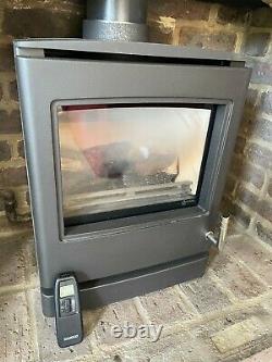 Yeoman CL5 Gas Fire with remote control and top flue great condition
